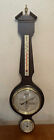 Vintage JASON Wood Brass Weather Station Barometer Thermometer Hygrometer, Japan