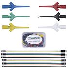 BOCEUC Test Lead Set Mini Grabber Test Hook Clips Silicone Jumper Wires Cable...
