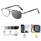 Photochromic Negative Power Glasses Metal Frame UV400 Near Sight Sunglasses