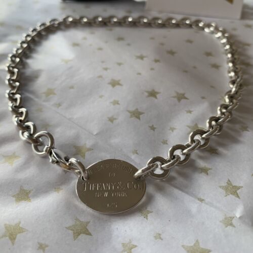 Tiffany & Co. Return to Tiffany Choker Necklace 925 Sterling Silver
