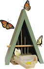 Butterfly House and Feeder -- Natural Habitat to Attract Butterflies to Your Gar