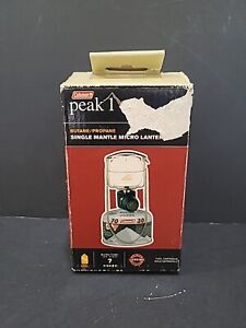 Coleman Peak 1 Single Mantle Micro Butane/Propane Lantern 3113-722 New Open Box