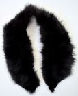 Vintage Black Fox Fur Collar Black 28