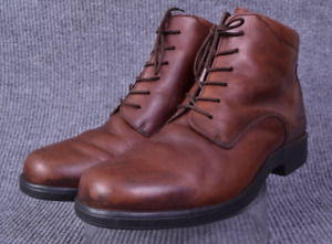 Dansko Boots Chukka Mens Sz 12.5 Brown Leather Ankle Comfort Lace Up EU Sz 47