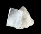 Small Sized, Terminated, Aquamarine Crystal On Albite From Skardu, GB, Pakistan.