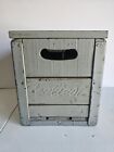 Antique Sealtest Foods Milk Dairy Wooden Wood Crate Box with Hinged Lid RARE