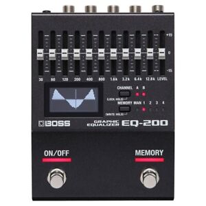 BOSS EQ-200 Equalizer for guitar and bass GRAPHIC EQUALIZER 10 band