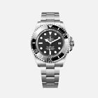 ROLEX SEA-DWELLER 16600 STAINLESS STEEL BLACK DIAL DATE OYSTER WATCH & BOX