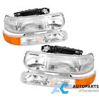 For 1999-2002 Chevy Silverado 2000-2006 Tahoe Suburban 1500 2500 Headlights 4pcs (For: More than one vehicle)
