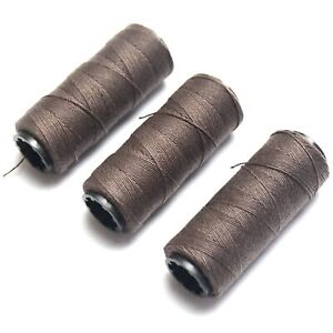 Professional Weaving Threads 3 Rolls for Making Wig Hand Sewing Hair Weft Hai...