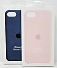 Apple Silicone Case for Apple iPhone 7/8/SE 2nd & 3rd Gen Chalk Pink Abyss Blue