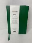 2021 Russell+Hazel Daily Planner, Soft Faux Leather Cover Forest Green, NEW