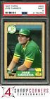 1987 TOPPS ALL-STAR ROOKIE #620 JOSE CANSECO ATHLETICS PSA 9