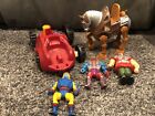 LOT 5 VINTAGE 80's ACTION FIGURES MASTERS of THE UNIVERSE GHOSTBUSTERS +