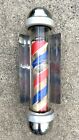 Vintage William Marcy Co Model 405 Barber Pole with Reflector Shield