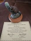1979 Hamilton Collection American Bronze Wildlife Collection - Deaton Beaver CoA