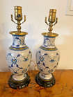 Vintage Pair of Blue and White 15