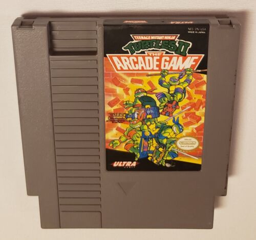 Teenage Mutant Ninja Turtles II: The Arcade Game (NES, 1990) authentic & tested
