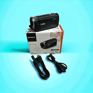 New ListingSONY HDR-CX240 Handycam Digital Video Camera / Camcorder 54x Zeiss Blue - Tested