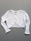 NWT Baby and Toddler Girls White Cardigan Sweater Cotton by Eliane et Lena