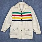 Vintage Wool Rainbow Jacket Made from Genuine HUDSONS BAY 4Point Blanket Fabric