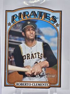 New Listing2021 Topps Heritage Roberto Clemente #72DC-15 Die-Cut Mini Pirates