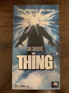 The Thing VHS Kurt Russell John Carpenter VHS Sci-fi  Horror Classic Movie 1982