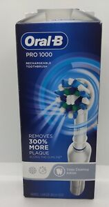 Oral-B Pro 1000 Power Rechargeable Electric Toothbrush Deep Cleaning, 1 count