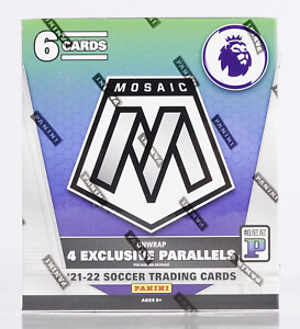 2021-22 Panini Mosaic EPL Premier League Soccer Hobby *Tmall Box Sealed Nebula?