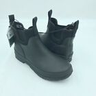 Staheekum Women's Waterproof Dry-Trek Chelsea Rain Boot, Black Choose Size