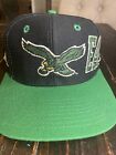 Vintage Philadelphia Eagles NFL Football Apex One Spell Out SnapBack Hat Cap