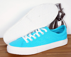 Emerica Skateboard Footwear Skate Shoes shoes Omen Lo blue white Canvas 9/42