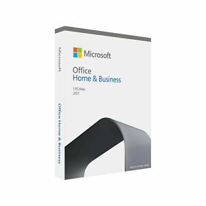 Microsoft Office Home & Business 2021 1 Time Purchase 1 Device Windows 10 PC Mac