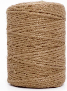Jute Twine 3Mm Thick 328 Feet Heavy Duty Natural Jute Rope String for Home Garde