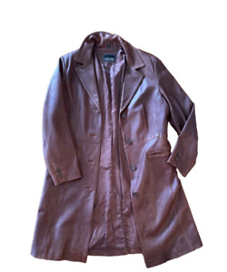 CHIC, XL Vintage Women’s Adler Leather Trench Coat