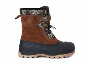 Ozark Trail Mossy Oak Men's SIZE 9 Winter Pac Boot w/ 3M Thinsulate & Suede NWT