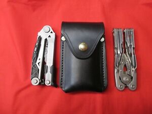 Leather Sheath for Gerber Center Drive or Schrade Tough Multi Tool. R or L Hand