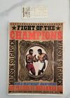 Ticket Stub Of Muhammad Ali vs Joe Frazier and Boxing Program March 8 1971