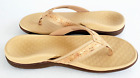 Vionic Womens 9 B/M Tide Cork & Gold Metallic Arch Support Flip Flop Sandals NEW
