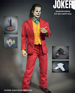 XT001 1/6 Red Suit Joker Joaquin Phoenix Arthur Action Figure 12inches Collectio