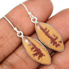 Natural Sonora Dendritic 925 Sterling Silver Earrings Jewelry CE29203