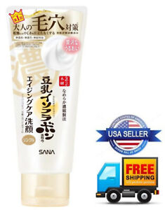 JAPAN Award#1 SANA Soy Milk Face Wash Cleanser Pore Aging Care Cleansing 150g