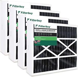 Filterbuy 16x25x5 Air Filters, Odor Eliminator AC Furnace for Trion Air Bear