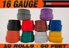 16 Gauge Primary Wire Remote Cable Copper Clad - 10 Color Set  - 50 Feet Each