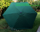 Bellrino Patio Umbrella Top Canopy Replacement Cover fit 9 ft 6 ribs Green Color