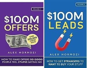 $100M Offers(Vol.1) + $100M Leads(Vol.2): by Alex Hormozi, English and Paperback