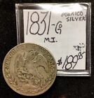 Mexico - 1831 G M.I. Mexico Silver 8 Reales ENN Coins