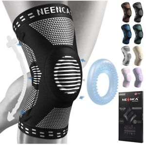 NEENCA Professional Knee Brace Compression  Support with Patella Gel pad L