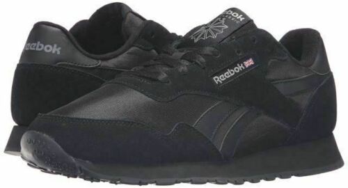 Reebok Royal Nylon Classic Black/Carbon BD1554 Running Sneaker Men New Original