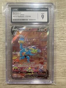Pokémon TCG Machamp V Astral Radiance 172/189 Holo Ultra Rare CGC 9
